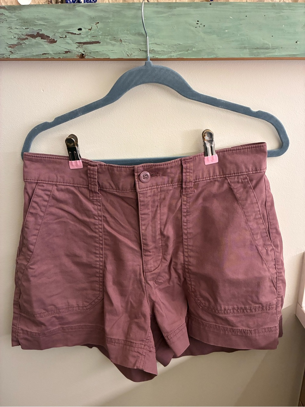 Old Navy Mauve/Lavender High-Rise Shorts